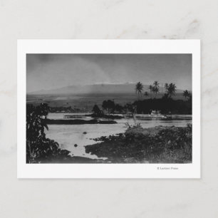 Hilo Hawaii - beskåda av staden fotograferar Vykort