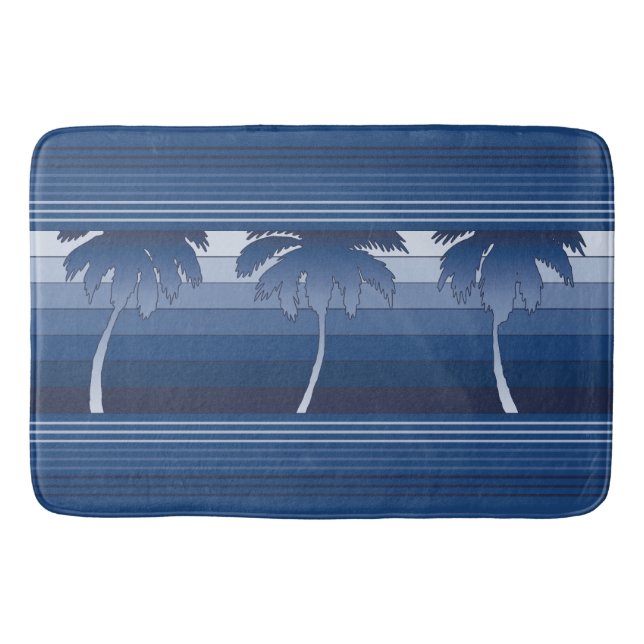 Hilo Hawaiian Palms Randig Badrumsmatta (Framsidan)