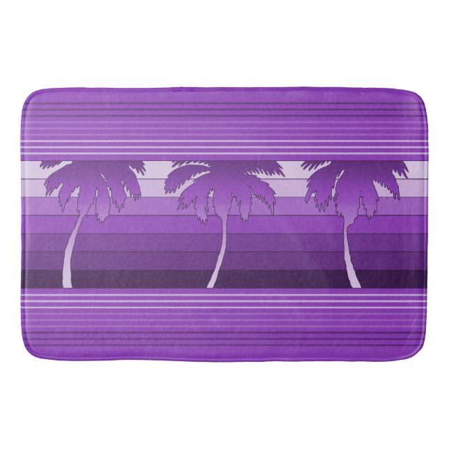 Hilo Hawaiian Palms Randig Badrumsmatta (Framsidan)