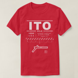 Hilo Internationell flygplats ITO T-Shirt