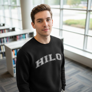HILO Universitetstilvant Tröja Amerika College Lång Ärmad Tröja