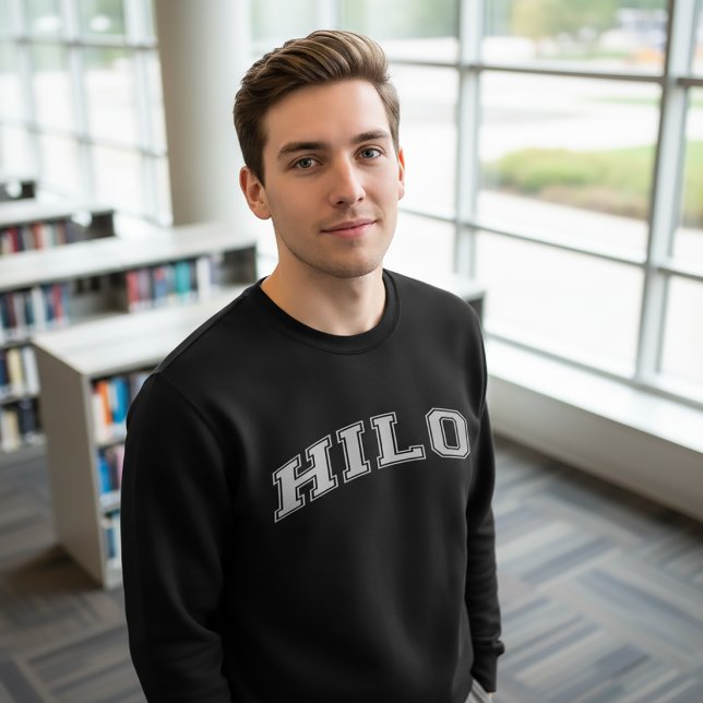 HILO Universitetstilvant Tröja Amerika College Lång Ärmad Tröja (Skapare uppladdad)
