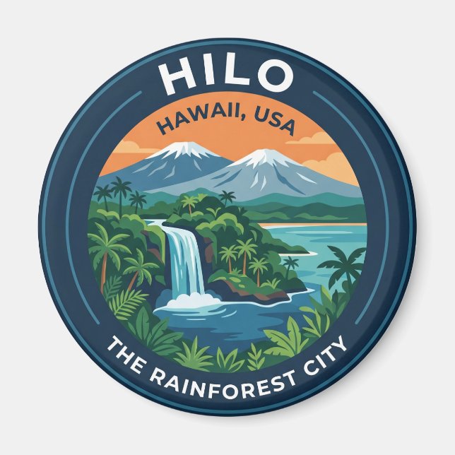 Hilo USA Magnet (Framsidan)
