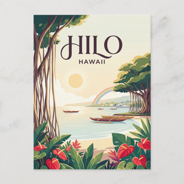 Hilo USA Vykort (Framsida)