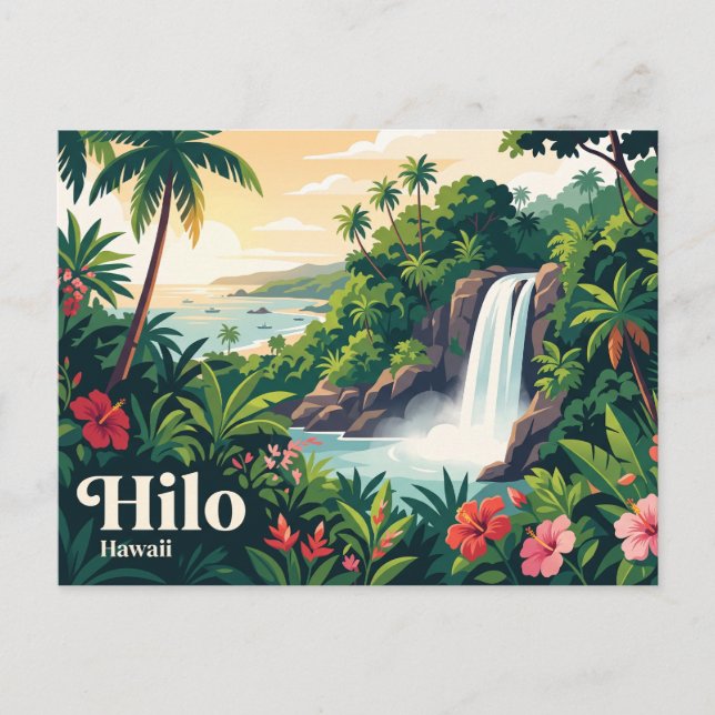 Hilo USA Vykort (Framsida)