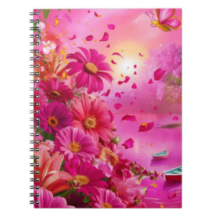 Hilroy 80 Page Notebook Rosa bärbar dator Anteckningsbok