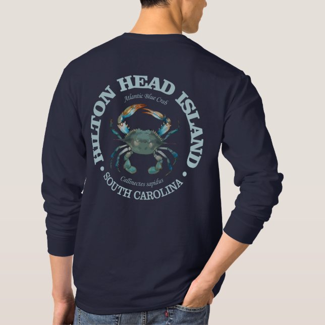 Hilton Head (blåkrabba) T Shirt (Baksida)