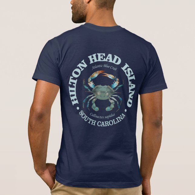 Hilton Head (blåkrabba) T Shirt (Baksida)