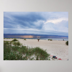 Hilton Head Island Beach Thunderstorm Poster