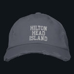 HILTON HEAD ISLAND Blue Vintage Stil Distress Broderad Keps<br><div class="desc">HILTON HEAD ISLAND White Embroiderad på Blue vintage stil, nödlidande bomullshatt. Gör en underbar gåva till vem som helst som kärlek Hilton Head SC! Om du vill ha din egen text väljer du bara knappen Anpassa den här mallen för att ange anpassningsbar. Med kommandot Redigera design i verktyg väljer du...</div>