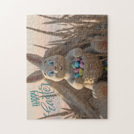 Hilton Head Island Easter Bunny Sand Sculpture Pussel