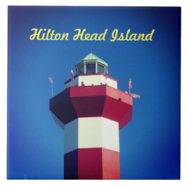 Hilton Head Island Harbor Town Lighthouse Tile Kakelplatta