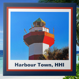 Hilton Head Island Harbour Town Lighthouse Kakelplatta