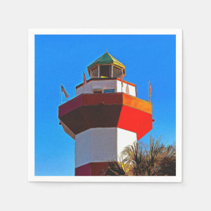 Hilton Head Island Harbour Town Lighthouse Pappersservett
