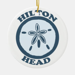 Hilton Head Island. Julgransprydnad Keramik