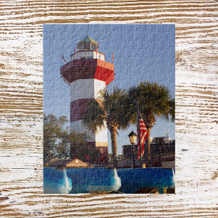 Hilton Head Island Kayaks och Lighthouse Puzzle Pussel