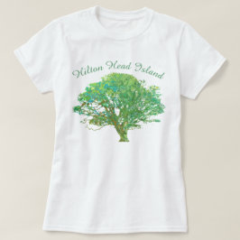 Hilton Head Island SC Live Oak Träd T Shirt