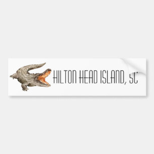 Hilton Head Island South Carolina Alligator Bildekal