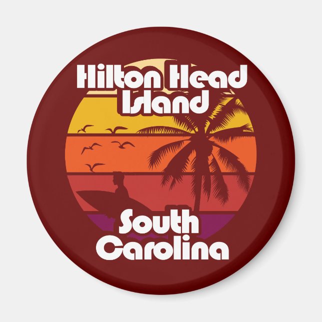 Hilton Head Island South Carolina Magnet (Framsidan)