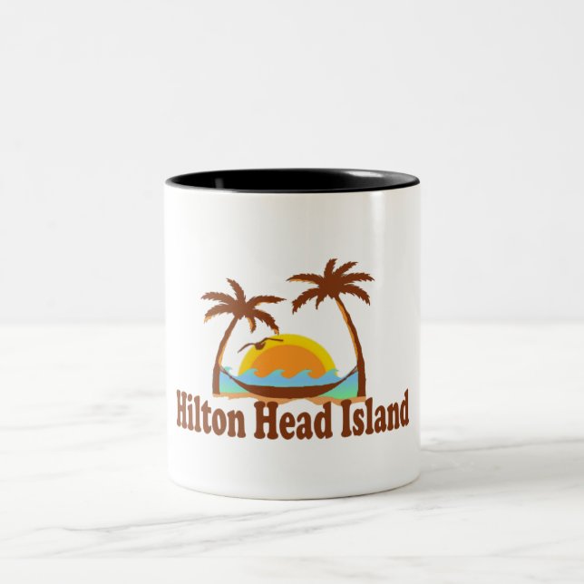 Hilton Head Island. Två-Tonad Mugg (Center)