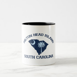 Hilton Head Island. Två-Tonad Mugg