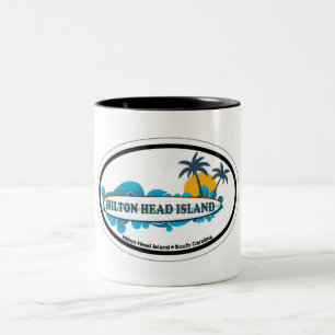 Hilton Head Island. Två-Tonad Mugg