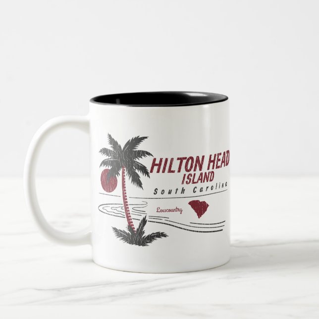 Hilton Head Island Två-Tonad Mugg (Vänster)