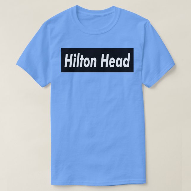 Hilton Head Kött Brown T Shirt (Design framsida)