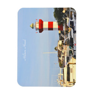 Hilton Head Lighthouse, fotografi, på Magnet