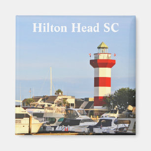 Hilton Head Lighthouse, fotografi, på Magnet