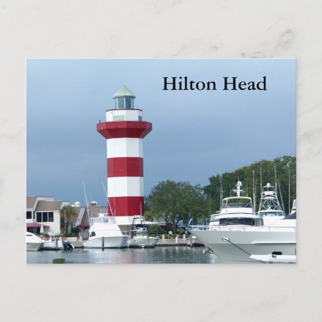 Hilton Head Lighthouse Vykort (Framsida)