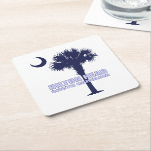 Hilton Head (palmetto) 2 Underlägg Papper Kvadrat