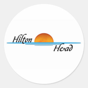 Hilton Head Runt Klistermärke