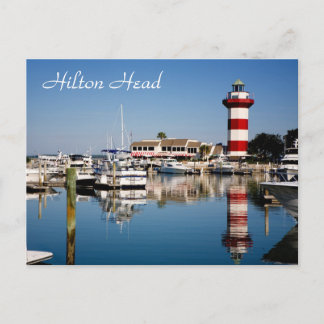 Hilton Head, SC Harbour Town Lighthouse Postcard Vykort