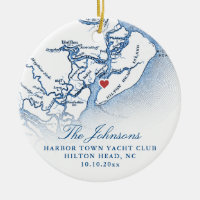 Hilton Head SC Karta Bröllop Photo jul