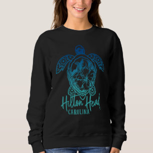 Hilton Head Sea Turtles Carolina Turtle och Flower T Shirt