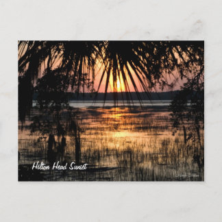 Hilton Head solnedgång Vykort