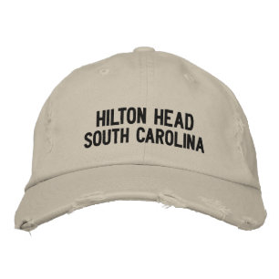 Hilton Head, South Carolina Embroiderade Cap Broderad Keps