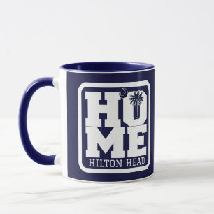 Hilton Head South Carolina HOME Flagga Souvenirs Mugg
