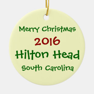 HILTON HEAD SOUTH CAROLINA JULPRYDNAD 2016 JULGRANSPRYDNAD KERAMIK