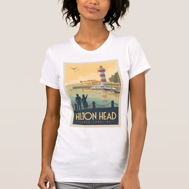 Hilton Head | South Carolina T Shirt (Framsida)