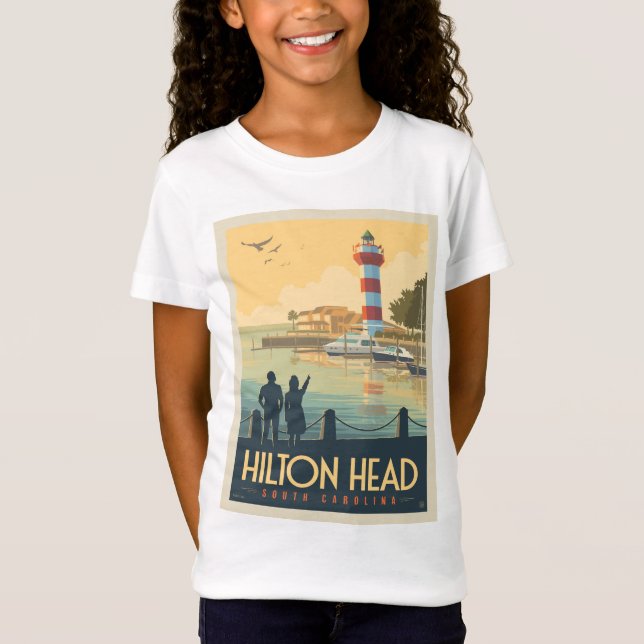 Hilton Head | South Carolina T Shirt (Framsida)
