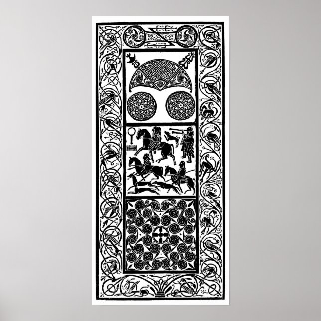 Hilton of Cadboll stone Poster (Framsidan)