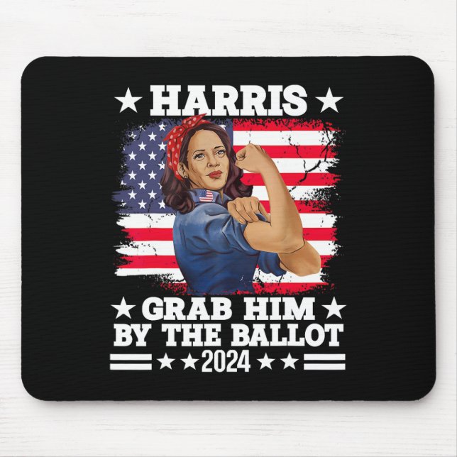 Him från Ballot Kamala 2024 Funny Harris Electio Musmatta (Framsidan)