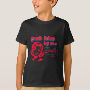 Him från Ballot Kamala 2024 Funny Harris Electio T Shirt
