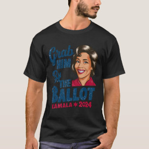 Him från Ballot Kamala 2024 Funny Harris Electio T Shirt