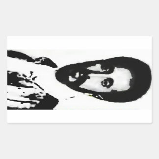 HIM Haile Selassie I Sticker Rektangulärt Klistermärke