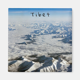 Himalaya-bergen under moln - Tibet Magnet