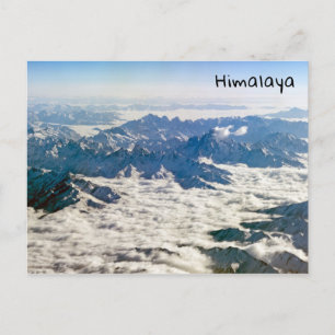 Himalaya-bergen under moln - Tibet Vykort