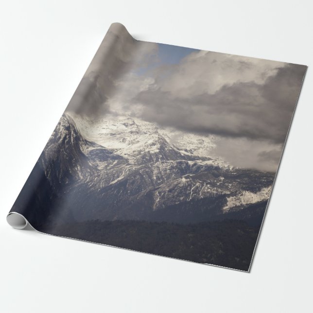 Himalaya i Bhutanbhutan,blue,himalaya,liggande,m Presentpapper (Utrullad)